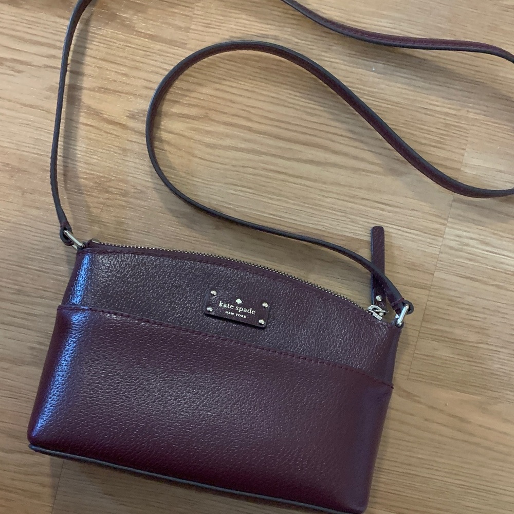 Kate Spade Deep Red Crossbody Bag